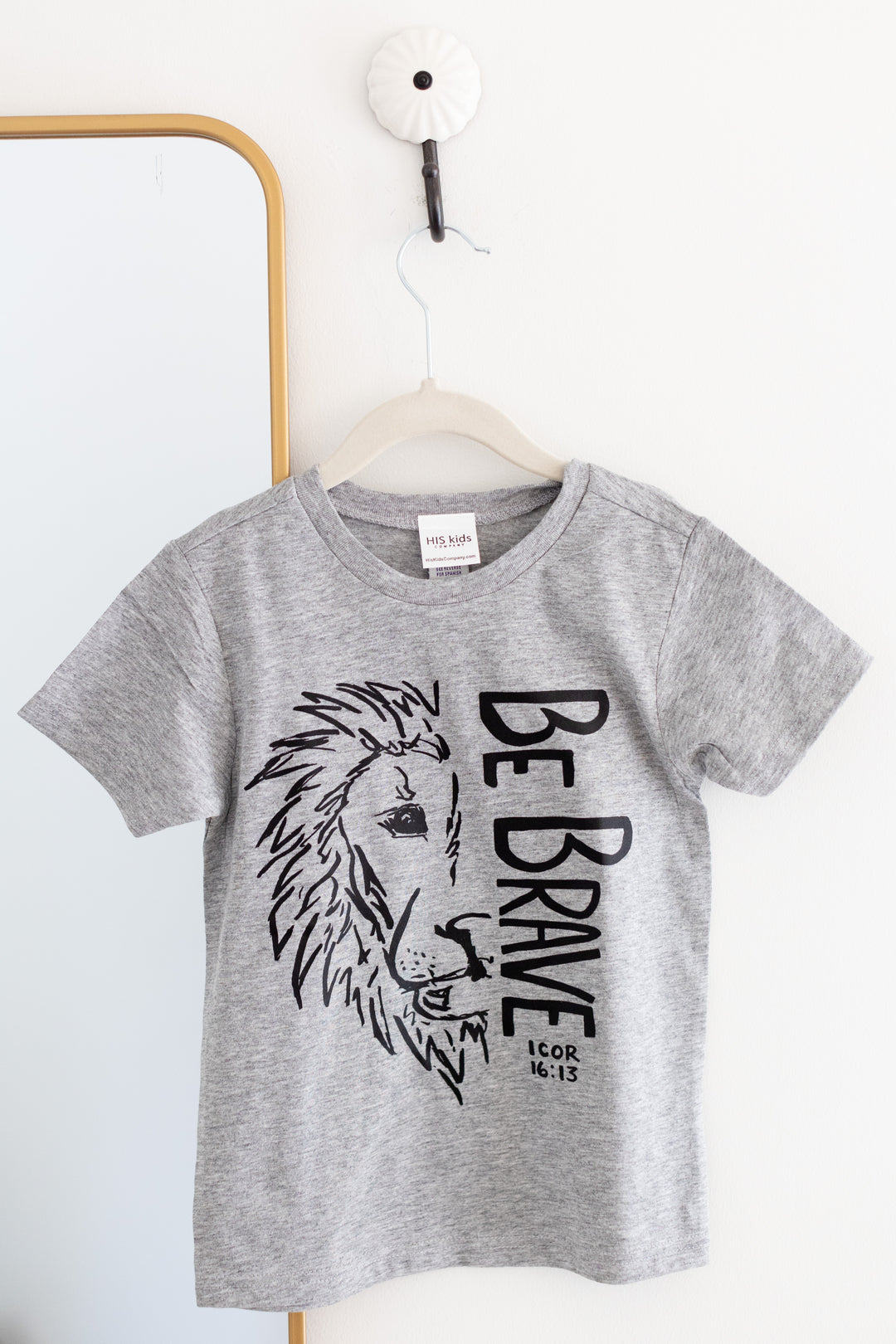 Be Brave Lion T-shirt – His Kids Company